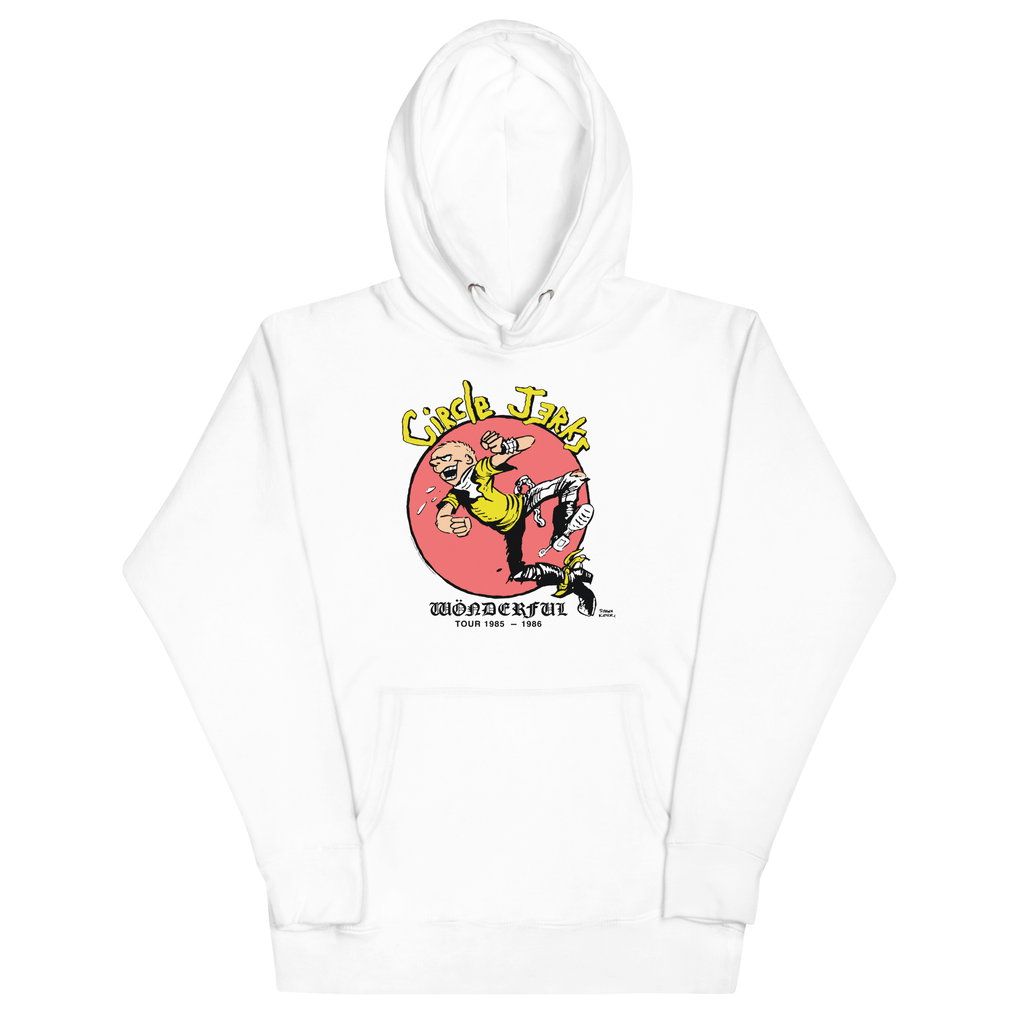 Circle Jerks Vintage 85-86 Tour  Hoodie T-Shirts, Sweatshirt | CiraTrend.com (Image 2)