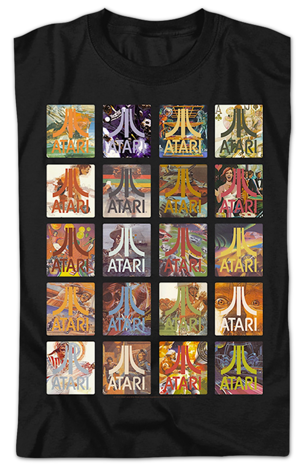 Classic Games Collage Atari T-Shirt Hoodie, Sweatshirt | CiraTrend.com (Image 2)