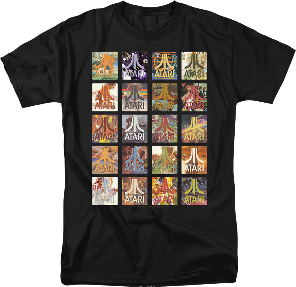 Classic Games Collage Atari T-Shirt Hoodie, Sweatshirt | CiraTrend.com (Image 1)