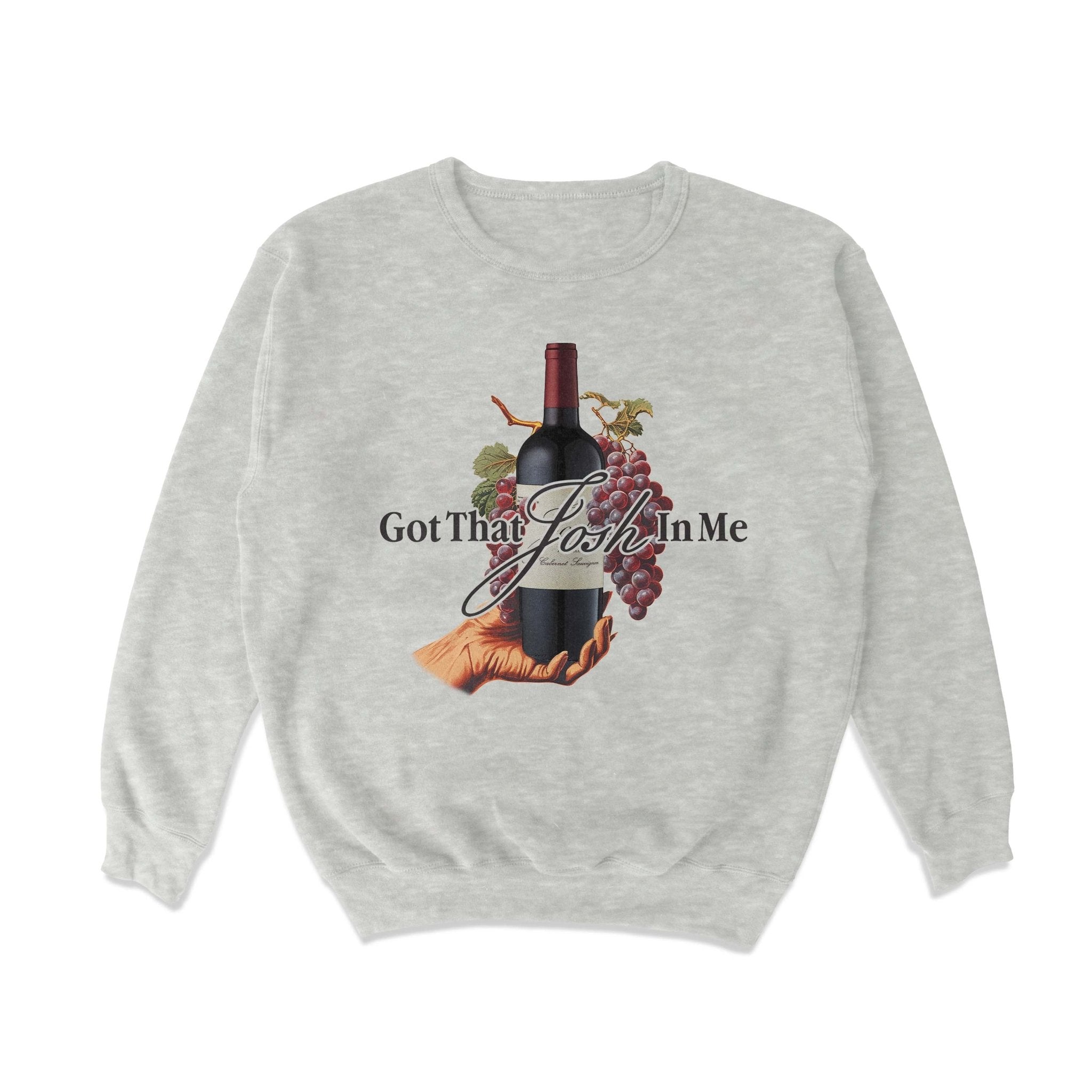 Classy Wine in Me Crewneck Sweatshirt T-Shirts, Hoodie | CiraTrend.com (Image 1)