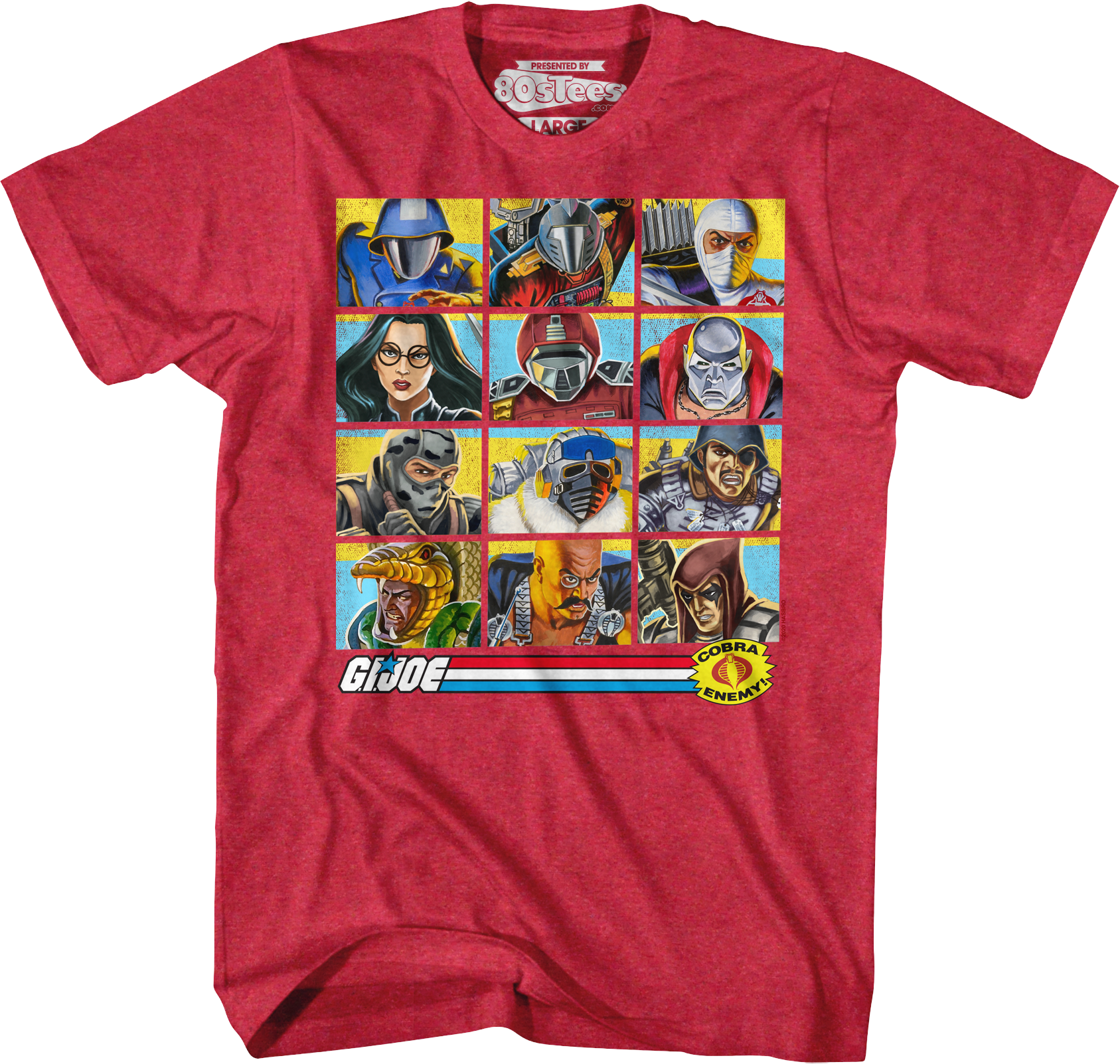 Red Cobra Organization's Dirty Dozen GI Joe T-Shirt Hoodie, Sweatshirt | CiraTrend.com (Image 1)