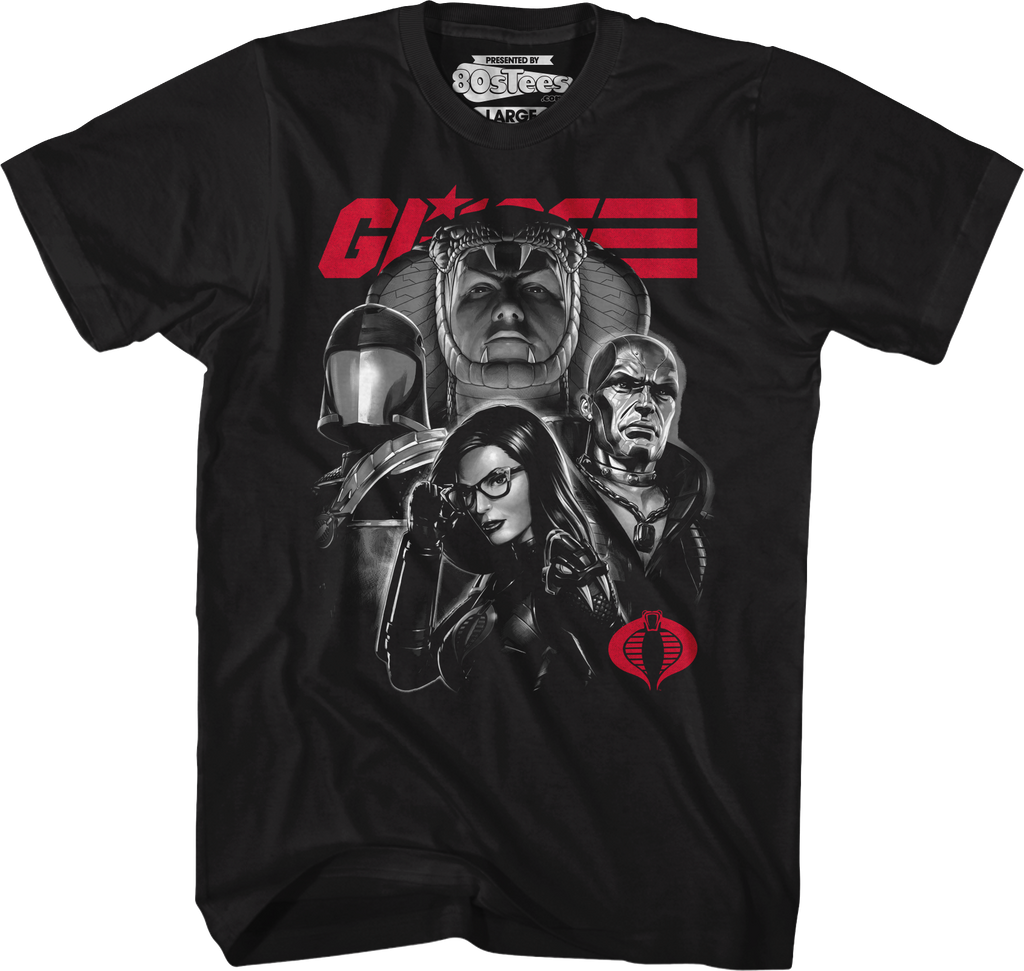 Cobra Villains Collage GI Joe T-Shirts, Hoodie, Sweatshirt