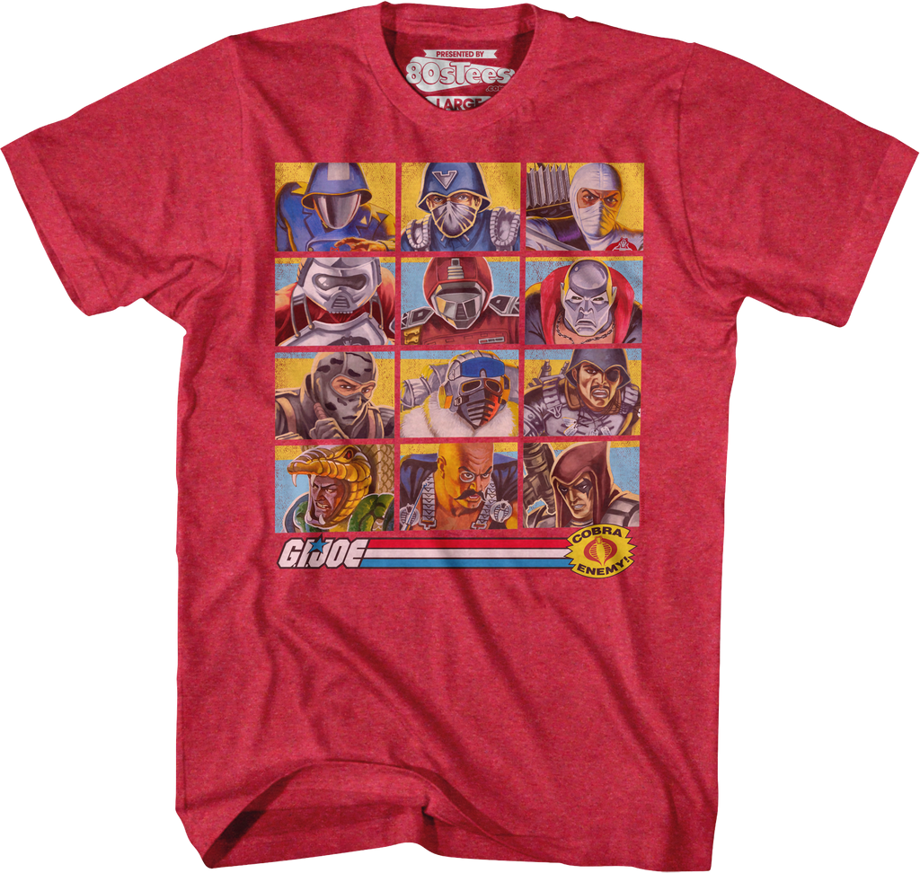 Cobra's Dirty Dozen GI Joe T-Shirt Hoodie, Sweatshirt | CiraTrend.com (Image 1)
