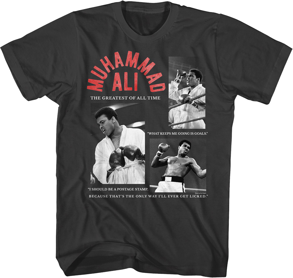 Collage And Quotes Muhammad Ali T-Shirt Hoodie, Sweatshirt | CiraTrend.com (Image 1)