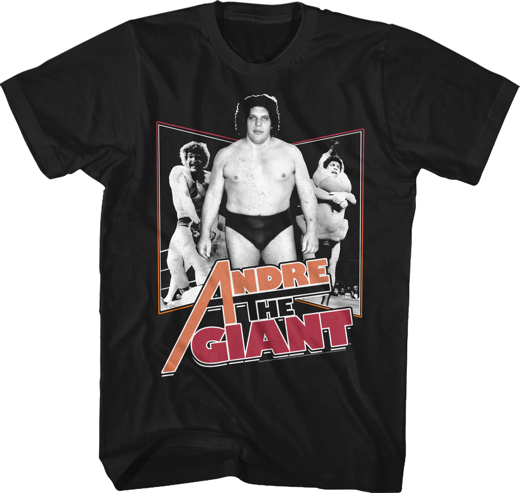 Collage Andre The Giant T-Shirt Hoodie, Sweatshirt | CiraTrend.com (Image 1)
