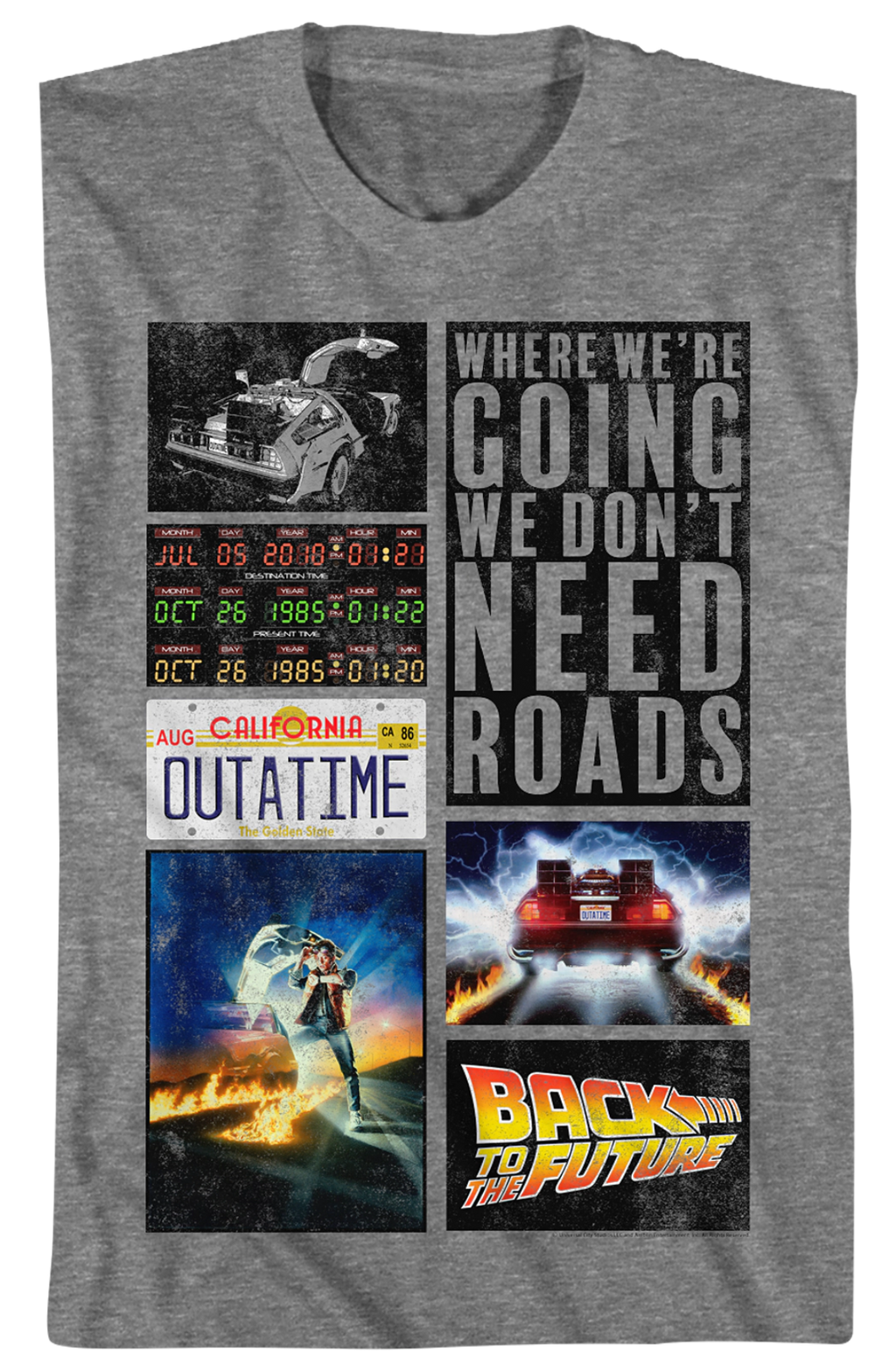 Collage Back To The Future T-Shirt Hoodie, Sweatshirt | CiraTrend.com (Image 2)