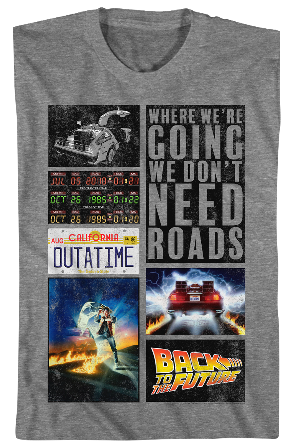 Collage Back To The Future T-Shirt Hoodie, Sweatshirt | CiraTrend.com (Image 2)