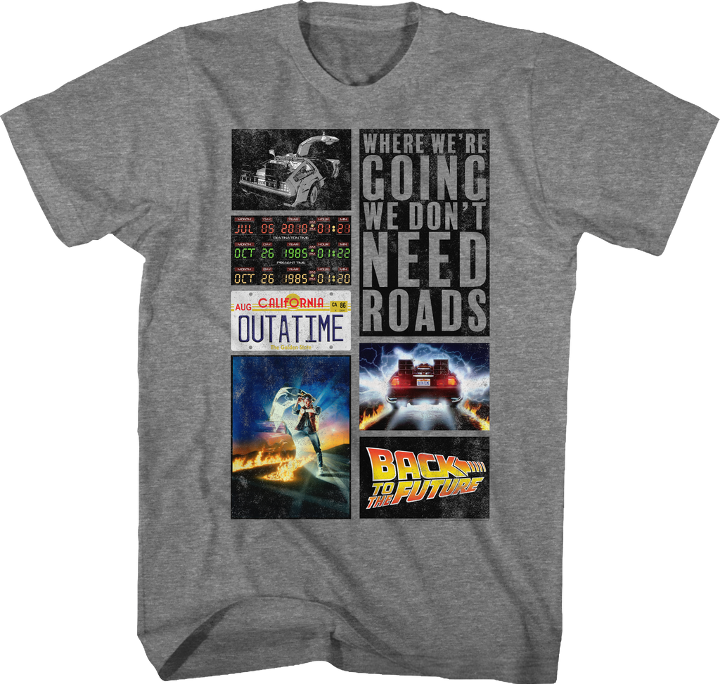 Collage Back To The Future T-Shirt Hoodie, Sweatshirt | CiraTrend.com (Image 1)