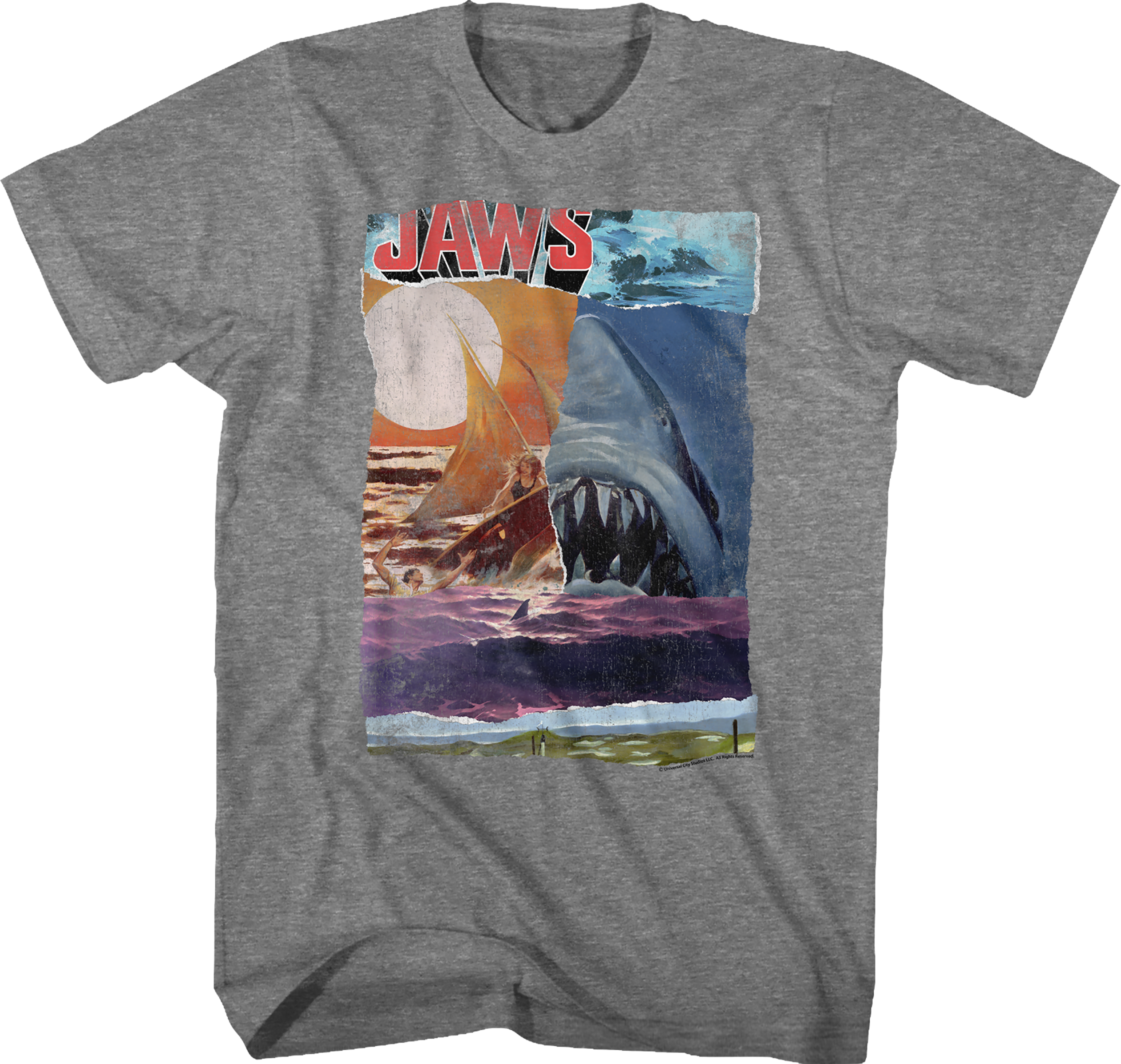 Collage Jaws T-Shirt Hoodie, Sweatshirt | CiraTrend.com (Image 1)