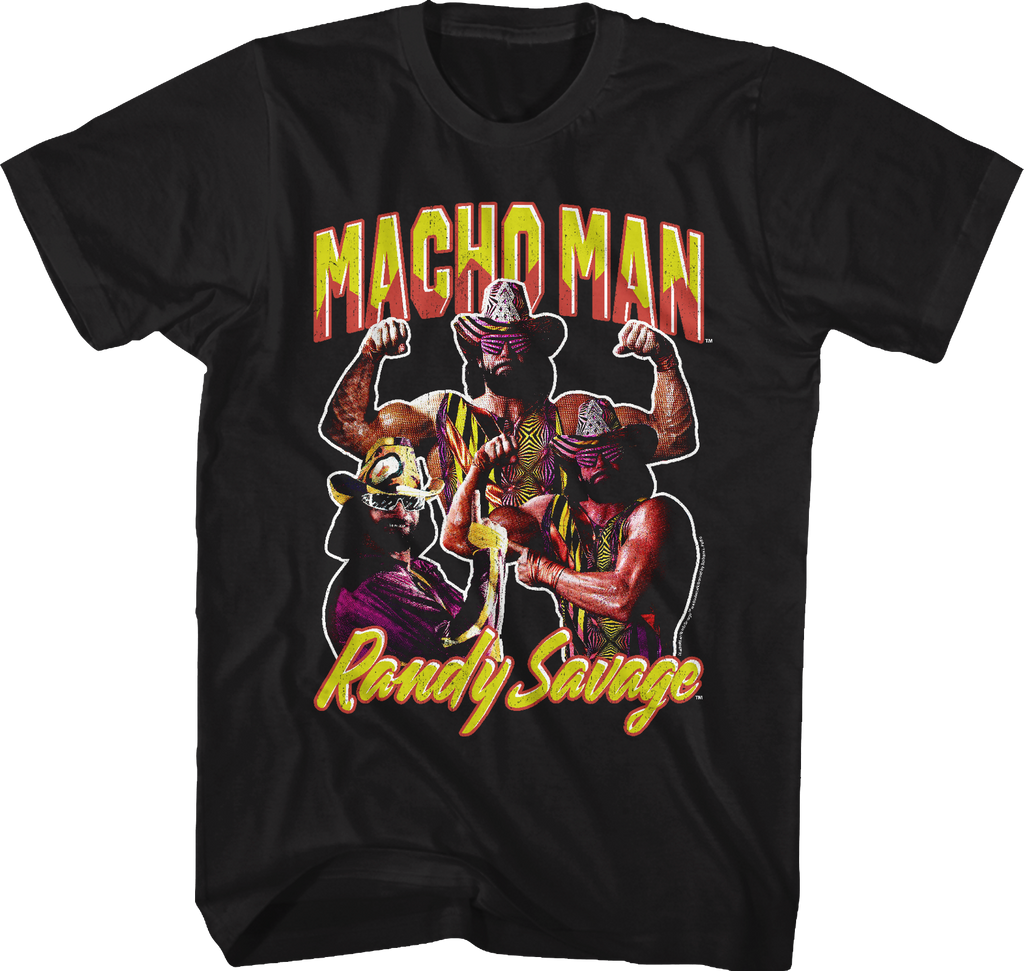 Collage Macho Man Randy Savage Shirt T-Shirts, Hoodie, Sweatshirt