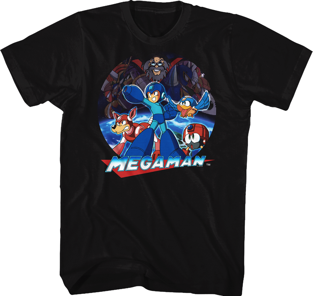 Collage Mega Man Shirt T-Shirts, Hoodie, Sweatshirt