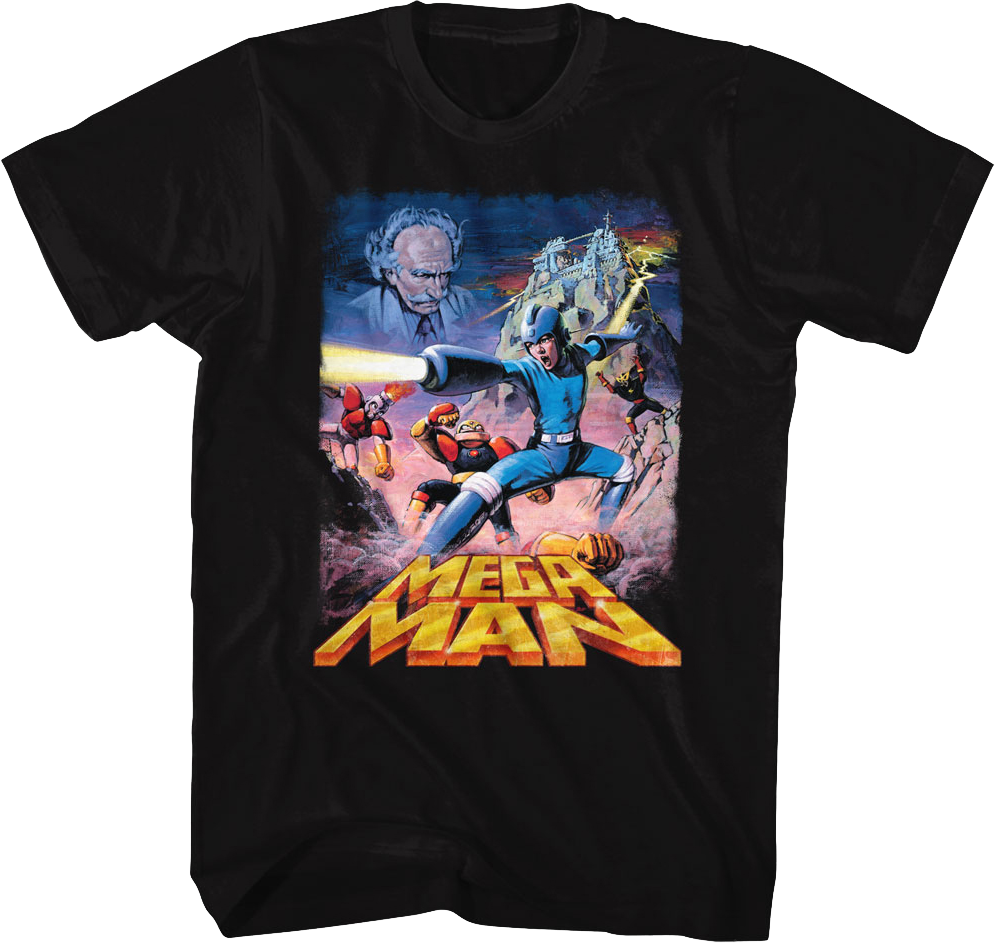 Collage Poster Mega Man T-Shirts, Hoodie, Sweatshirt
