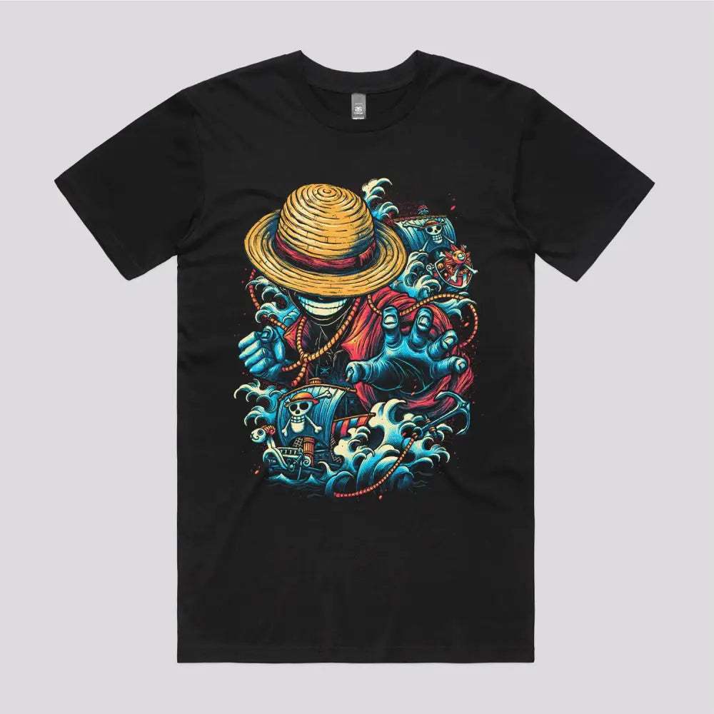 Colorful Pirate T-Shirt Hoodie, Sweatshirt | CiraTrend.com (Image 2)