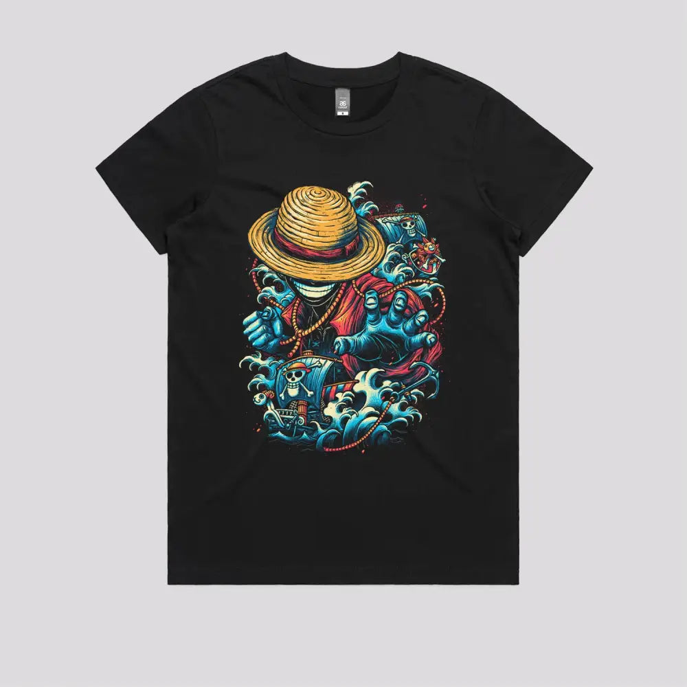 Colorful Pirate T-Shirt Hoodie, Sweatshirt | CiraTrend.com (Image 3)