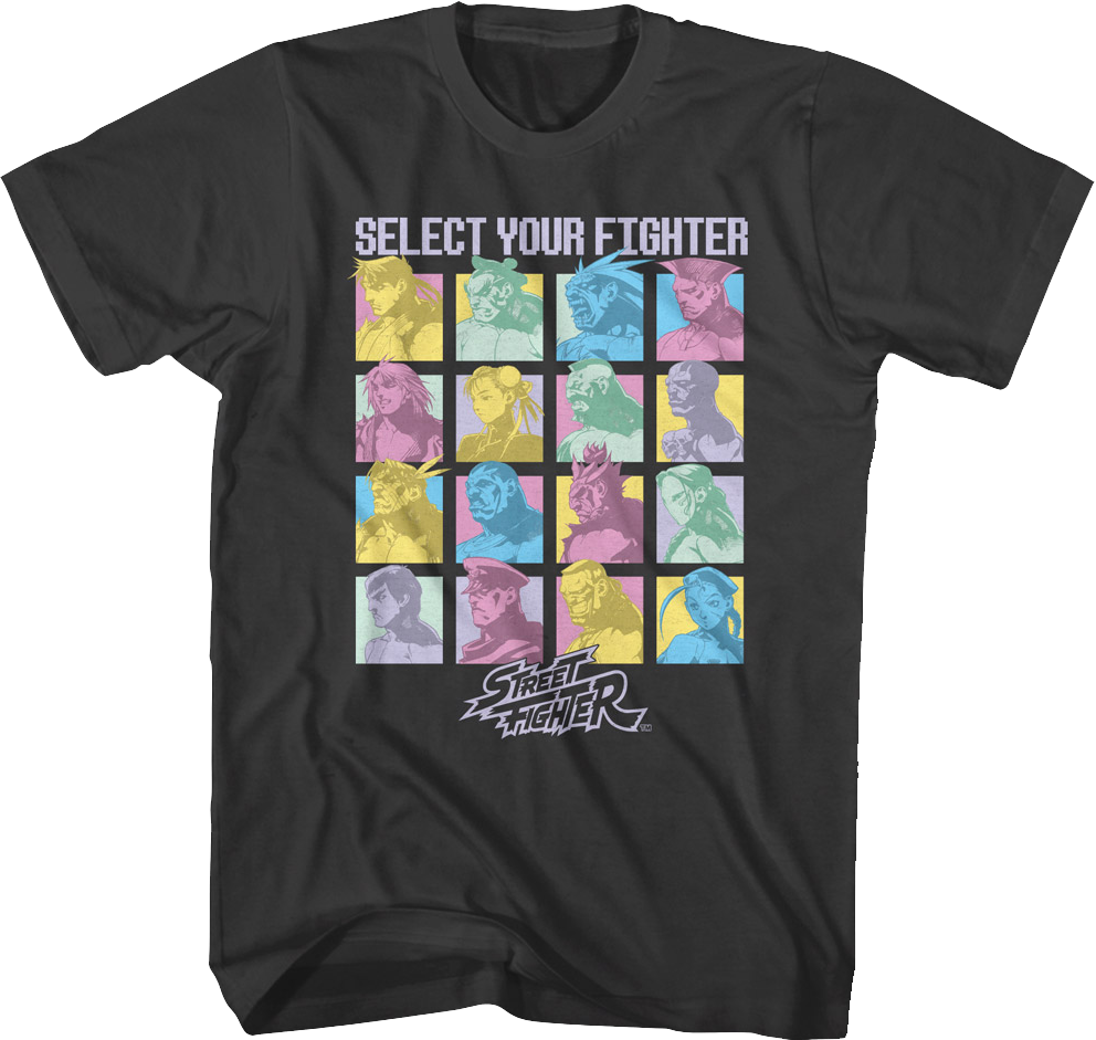 Colorful Selection Street Fighter T-Shirts, Hoodie, Sweatshirt