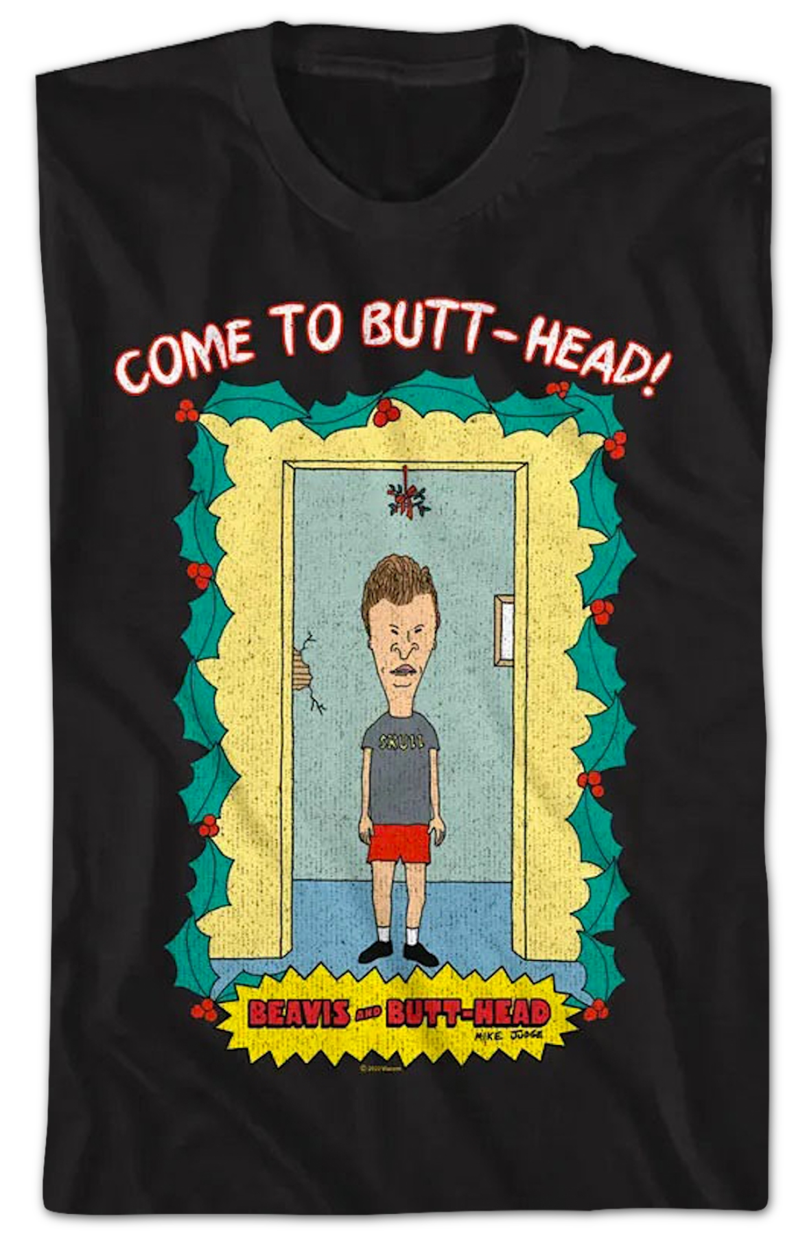 Come To Butt-Head Mistletoe Beavis And Butt-Head T-Shirt Hoodie, Sweatshirt | CiraTrend.com (Image 2)