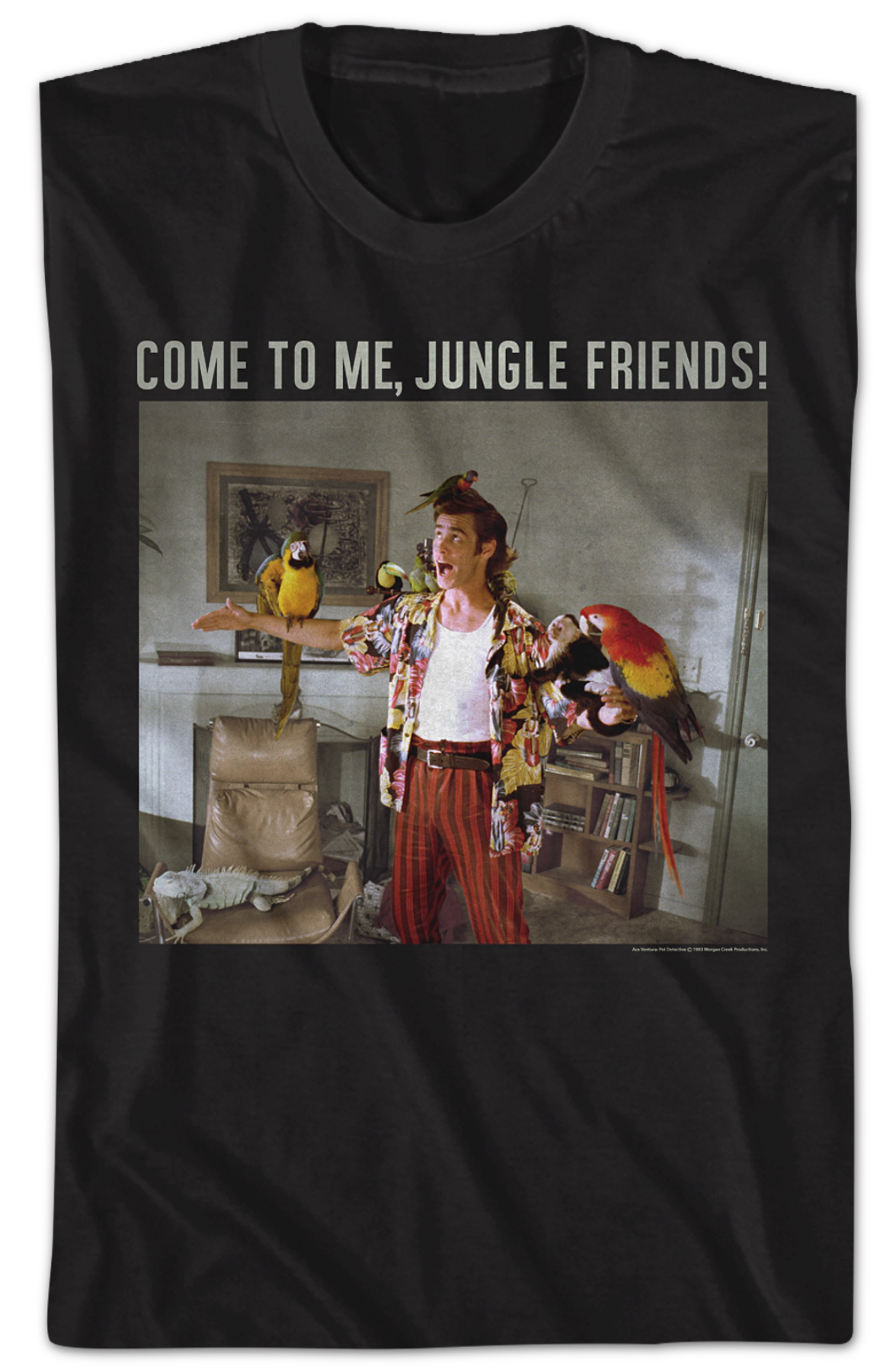 Come To Me Jungle Friends Ace Ventura T-Shirt Hoodie, Sweatshirt | CiraTrend.com (Image 2)