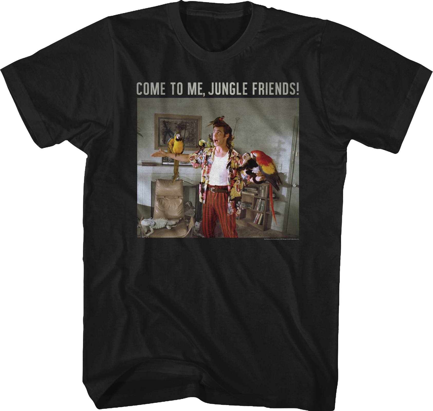 Come To Me Jungle Friends Ace Ventura T-Shirt Hoodie, Sweatshirt | CiraTrend.com (Image 1)