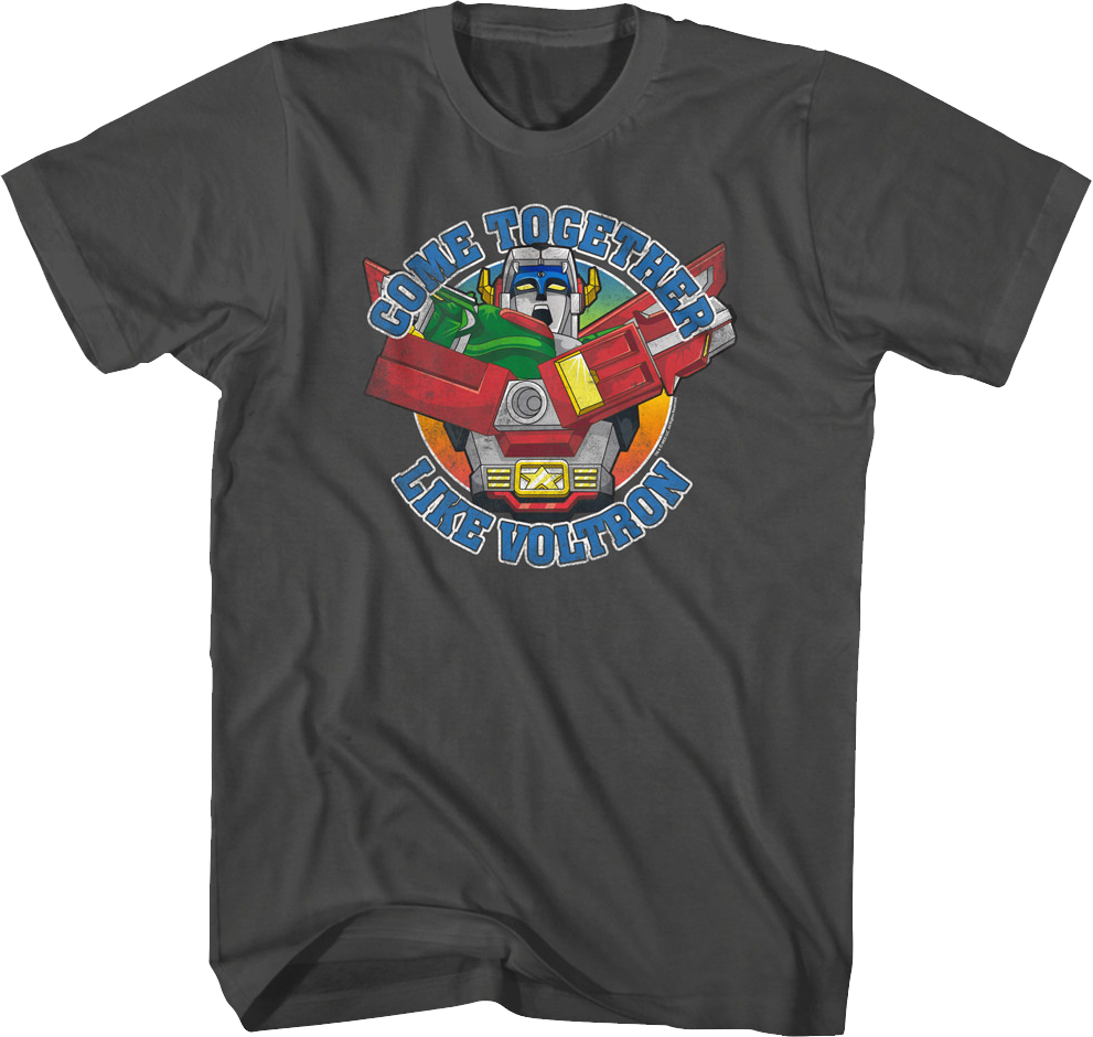 Come Together Like Voltron T-Shirt Hoodie, Sweatshirt | CiraTrend.com (Image 1)