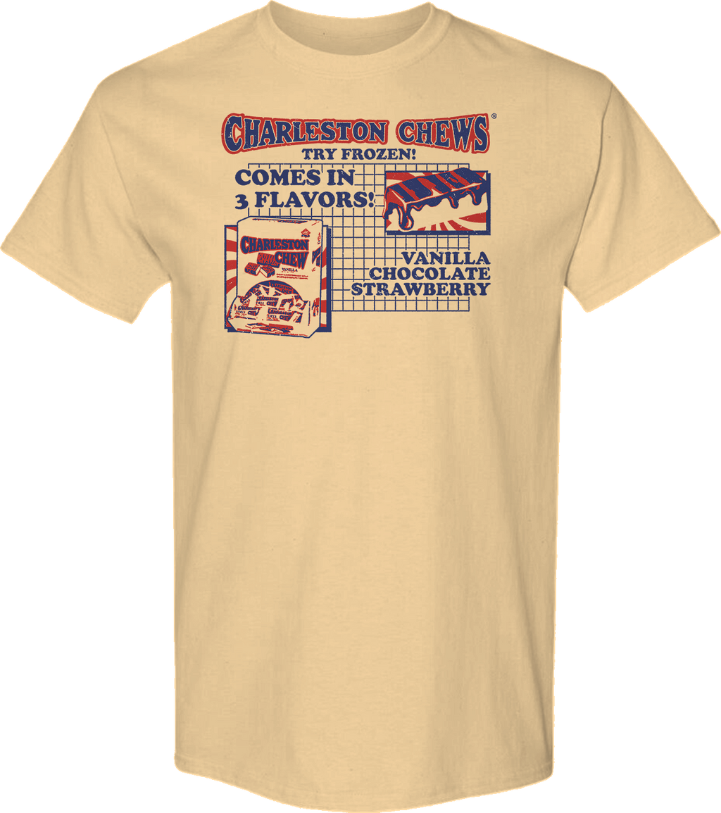 Comes In 3 Flavors Charleston Chew T-Shirt Hoodie, Sweatshirt | CiraTrend.com (Image 1)