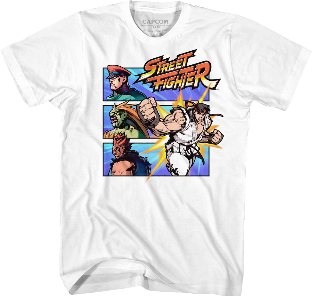 Comic Attack Street Fighter T-Shirt Hoodie, Sweatshirt | CiraTrend.com (Image 1)