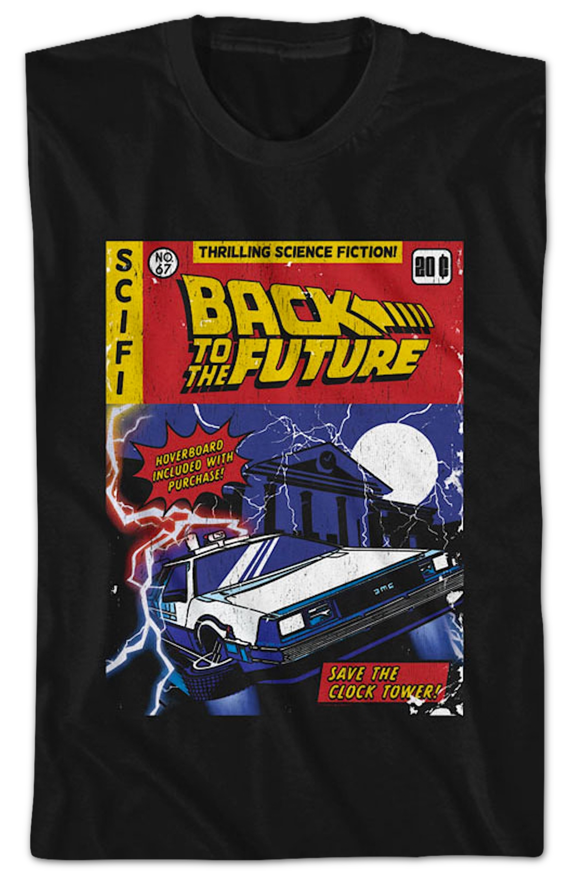Comic Book Cover Back To The Future T-Shirt Hoodie, Sweatshirt | CiraTrend.com (Image 2)
