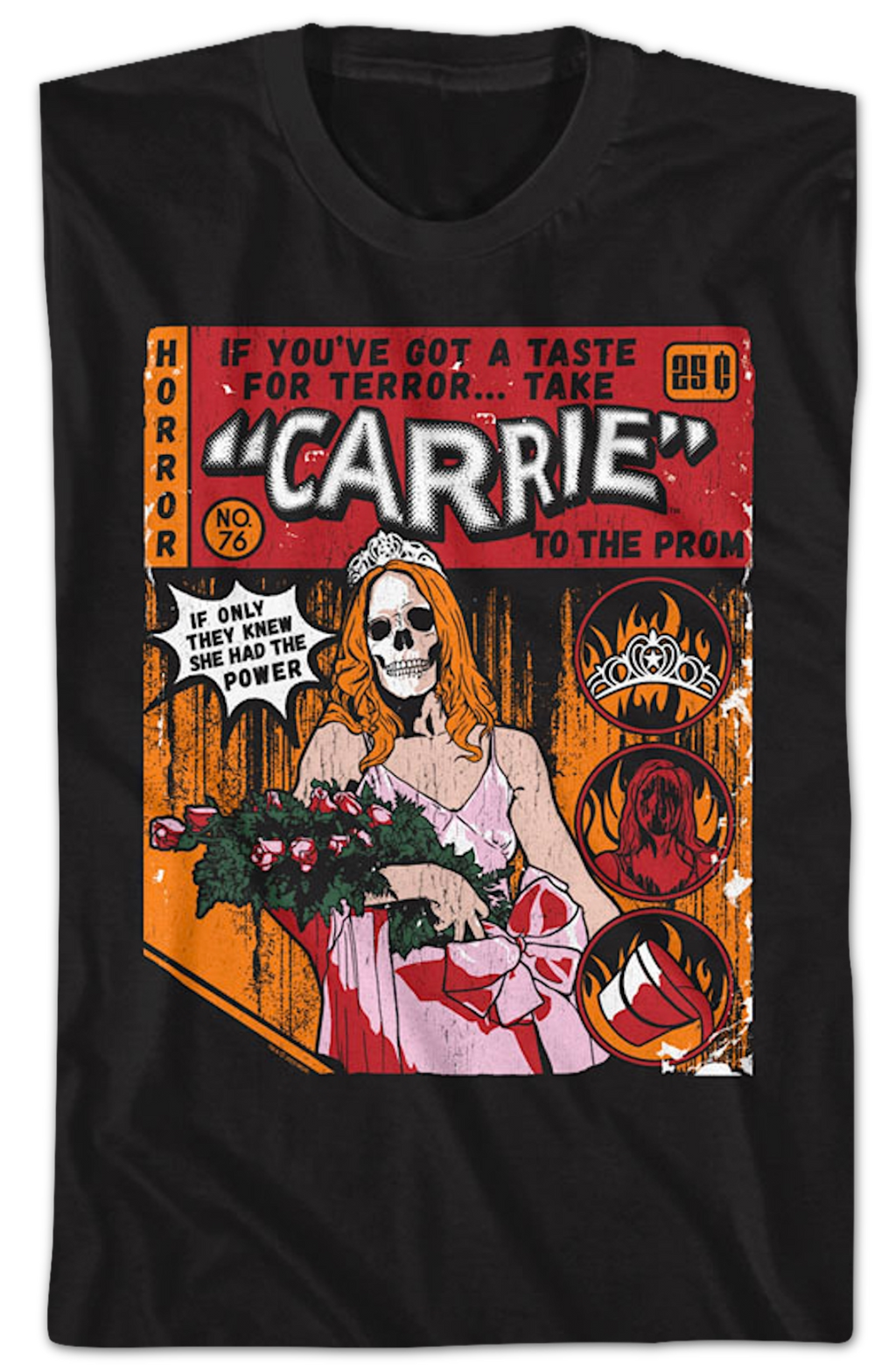 Comic Book Cover Carrie T-Shirt Hoodie, Sweatshirt | CiraTrend.com (Image 2)