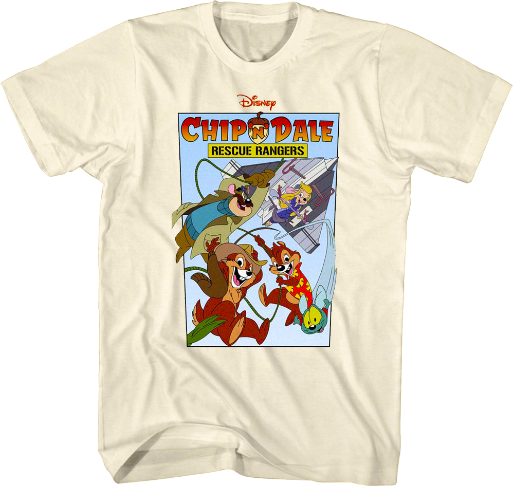 Comic Book Cover Chip 'n Dale Rescue Rangers T-Shirt Hoodie, Sweatshirt | CiraTrend.com (Image 1)