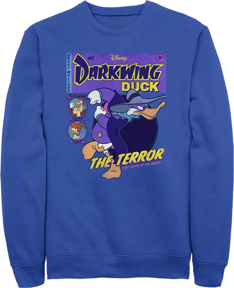 Comic Book Cover Darkwing Duck Sweatshirt T-Shirts, Hoodie | CiraTrend.com (Image 1)