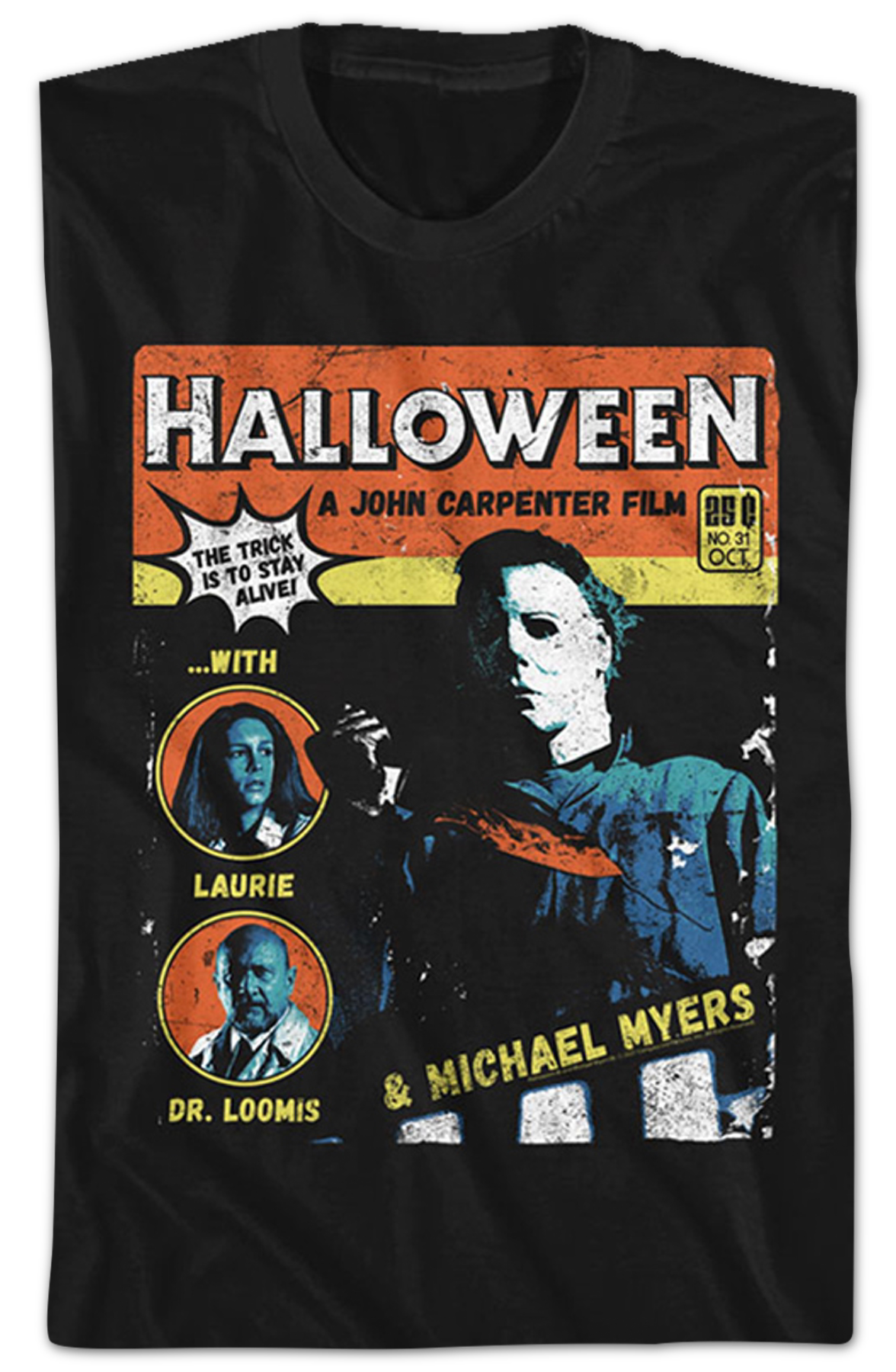 Comic Book Cover Halloween T-Shirt Hoodie, Sweatshirt | CiraTrend.com (Image 2)