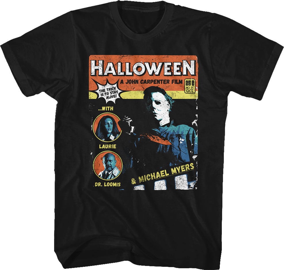 Comic Book Cover Halloween T-Shirt Hoodie, Sweatshirt | CiraTrend.com (Image 1)