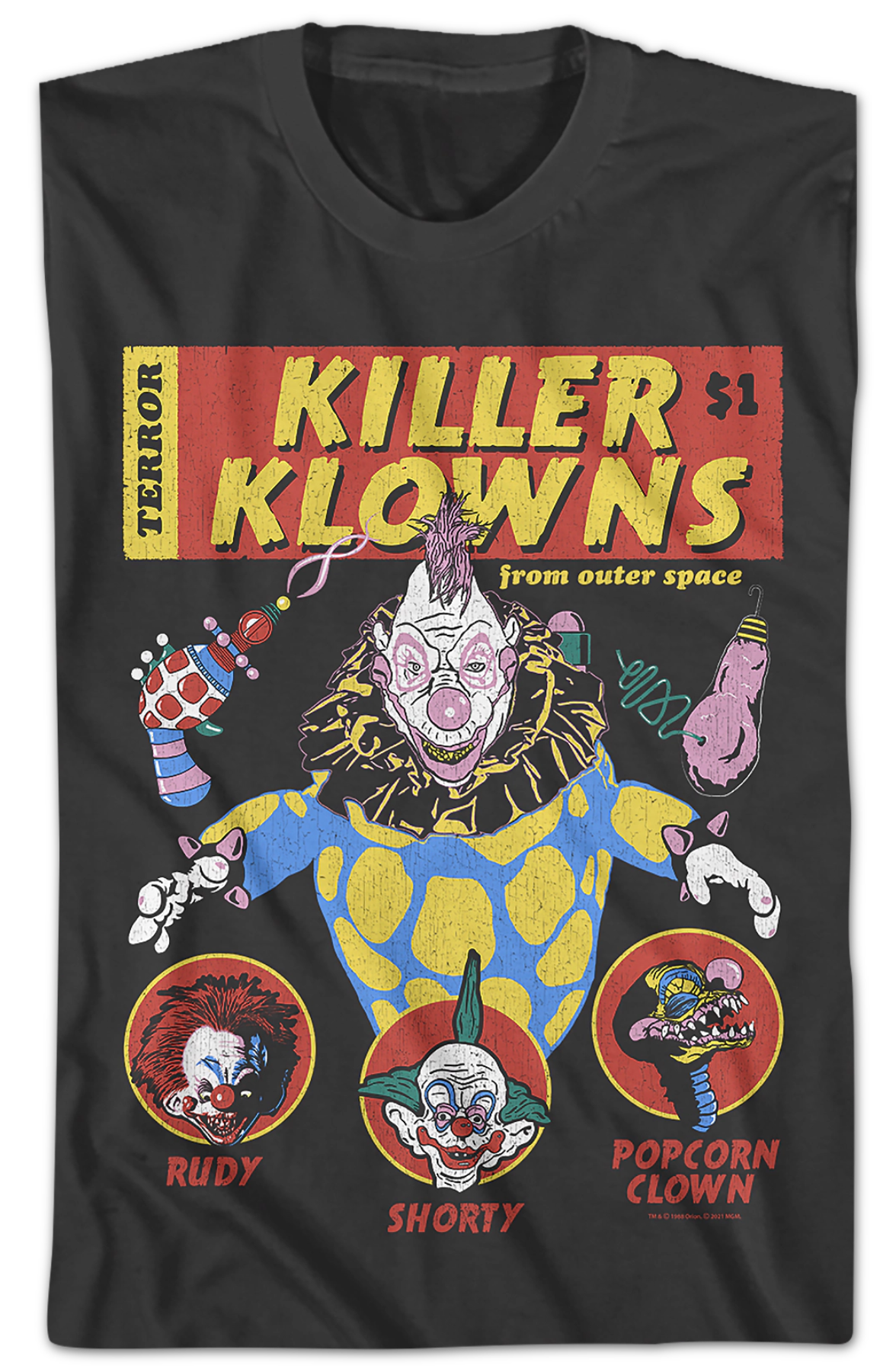 Comic Book Cover Killer Klowns From Outer Space T-Shirt Hoodie, Sweatshirt | CiraTrend.com (Image 2)