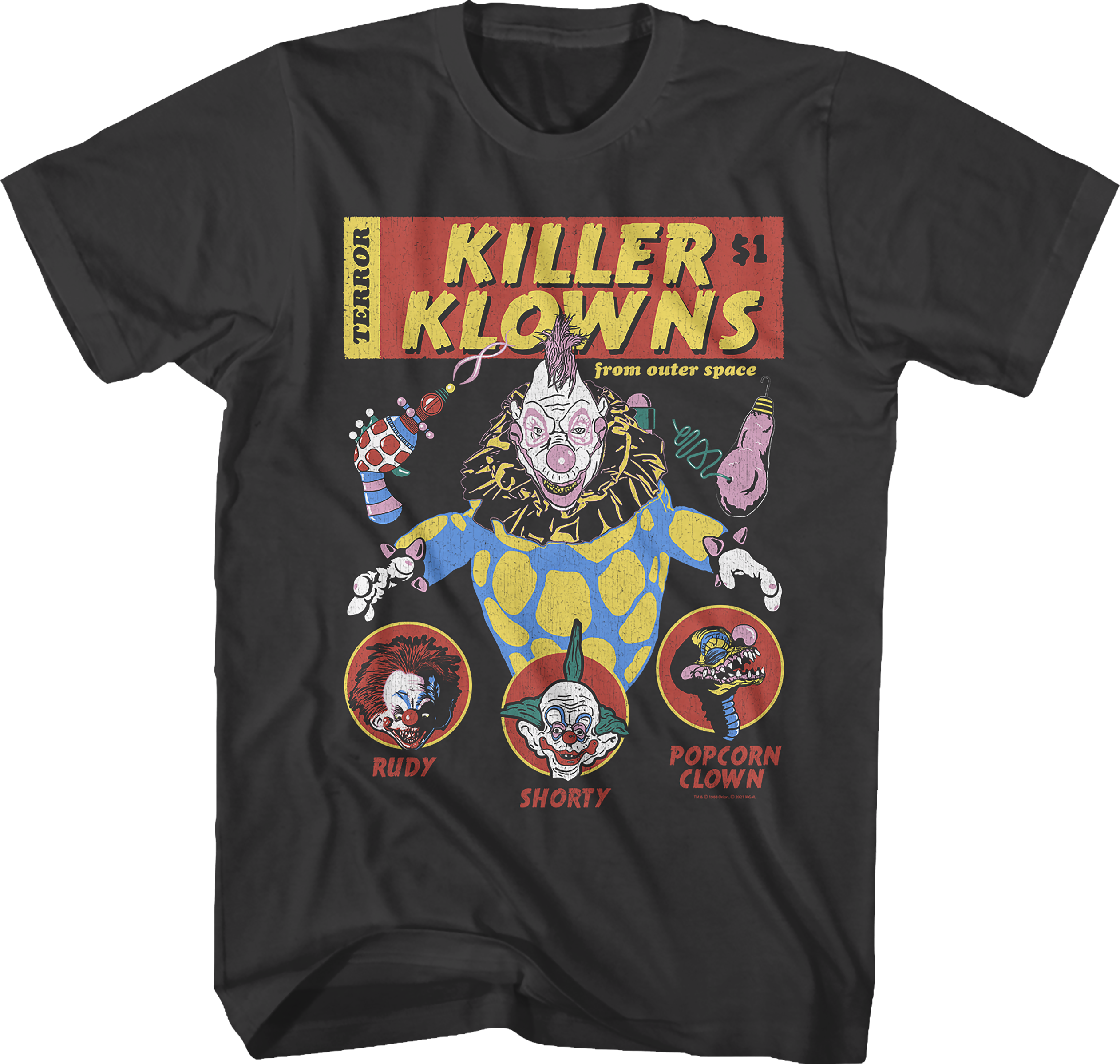 Comic Book Cover Killer Klowns From Outer Space T-Shirt Hoodie, Sweatshirt | CiraTrend.com (Image 1)