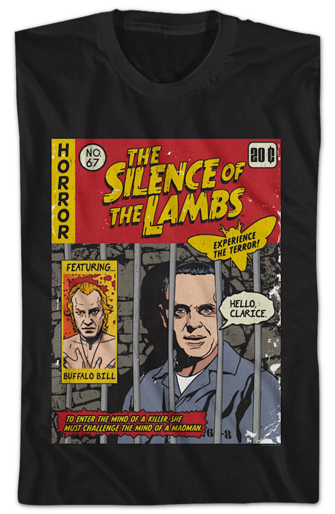 Comic Book Cover Silence of the Lambs T-Shirt Hoodie, Sweatshirt | CiraTrend.com (Image 2)