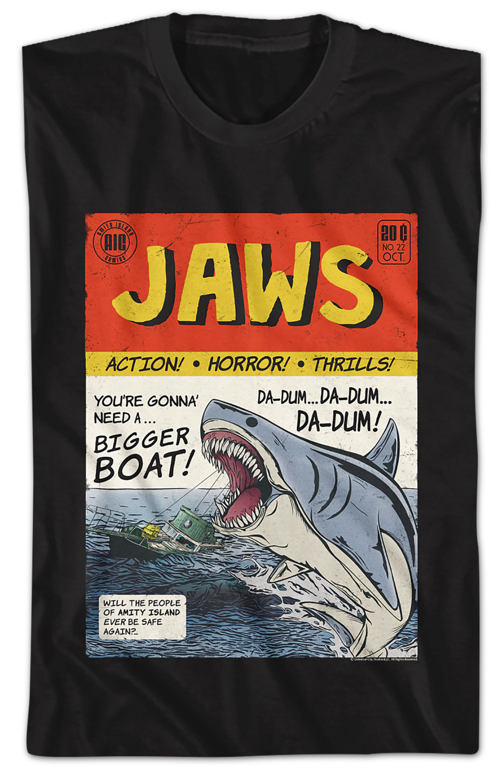 Comic Book Jaws T-Shirt Hoodie, Sweatshirt | CiraTrend.com (Image 2)