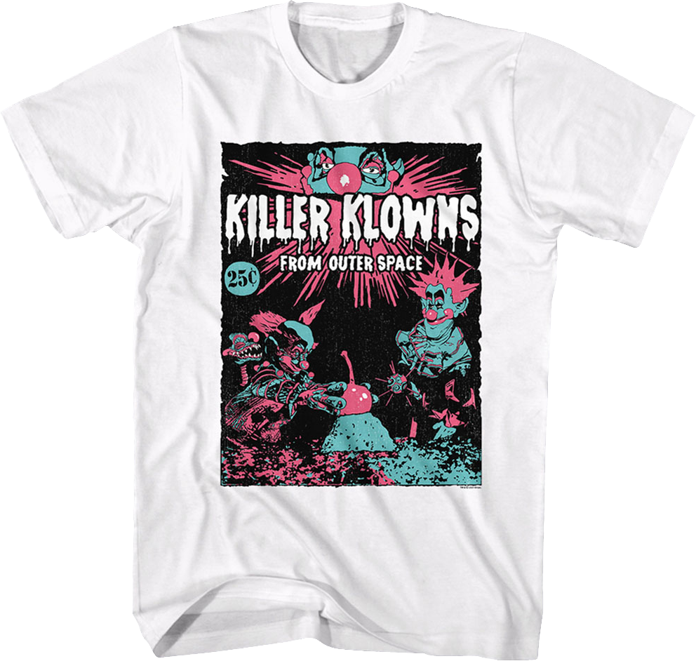 Comic Book Killer Clowns From Outer Space T-Shirt Hoodie, Sweatshirt | CiraTrend.com (Image 1)