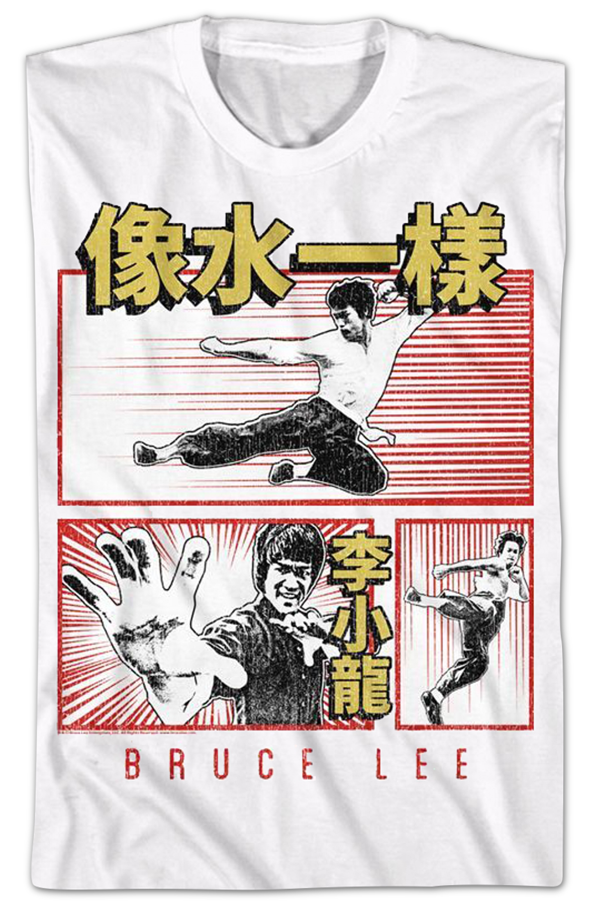 Comic Book Panels Bruce Lee T-Shirt Hoodie, Sweatshirt | CiraTrend.com (Image 2)