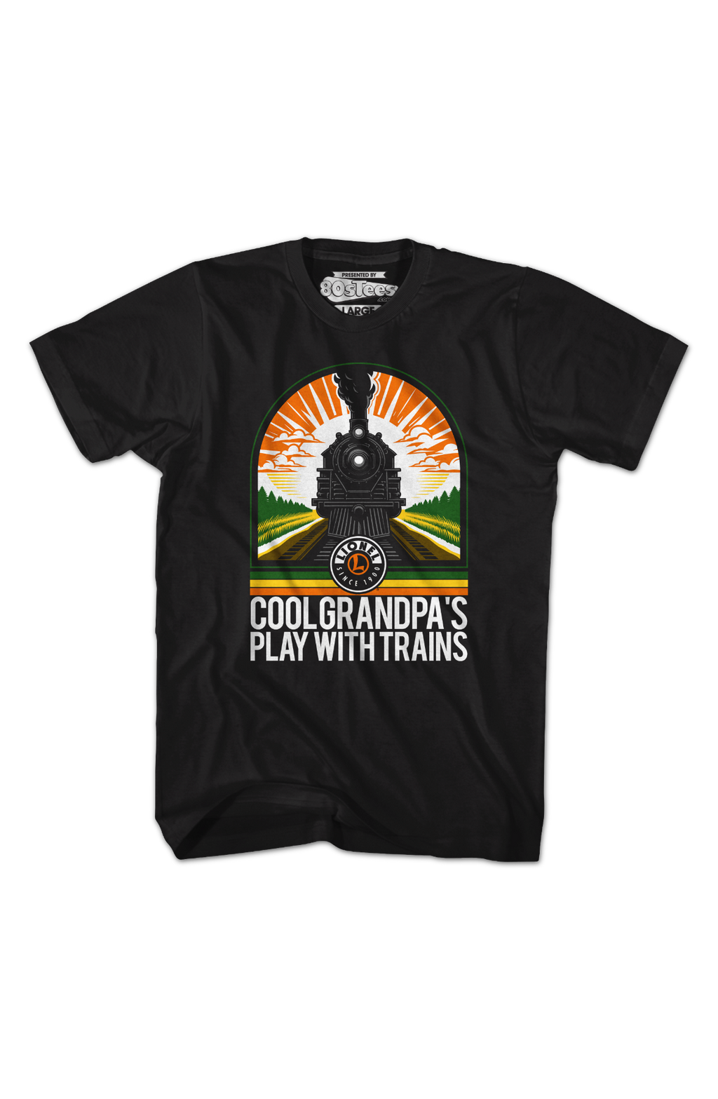 Cool Grandpa'S Play Trains Lionel Trains T-Shirts, Hoodie, Sweatshirt