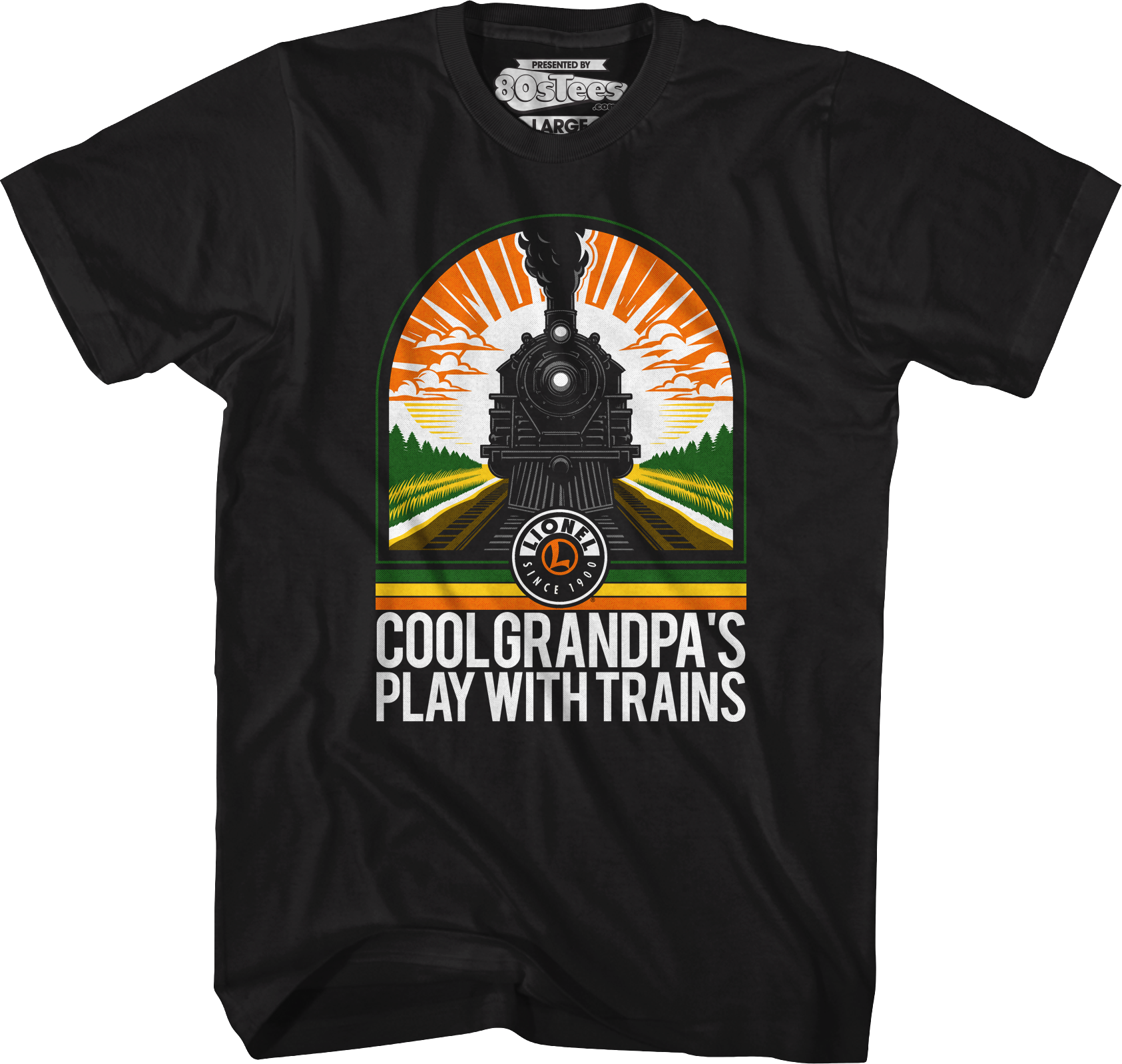 Cool Grandpa'S Play Trains Lionel Trains T-Shirts, Hoodie, Sweatshirt