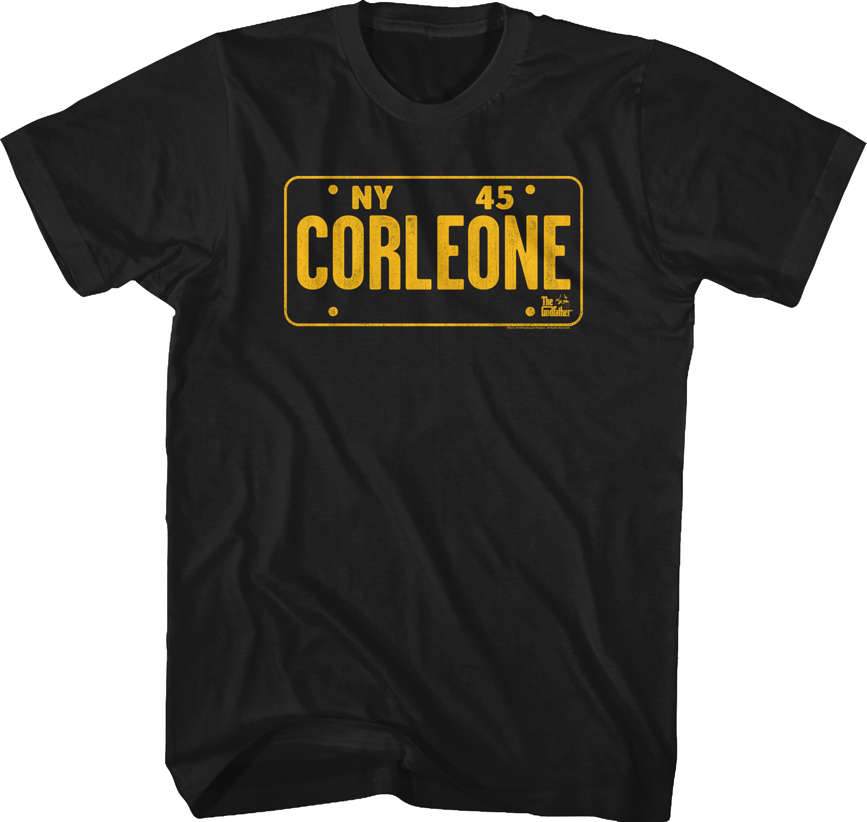 Corleone License Plate Godfather T-Shirt Hoodie, Sweatshirt | CiraTrend.com (Image 1)