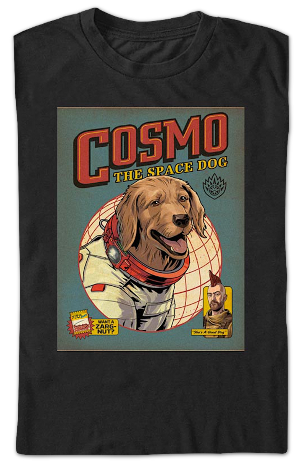 Cosmo The Space Dog Comic Book Cover Guardians Of The Galaxy T-Shirt Hoodie, Sweatshirt | CiraTrend.com (Image 2)