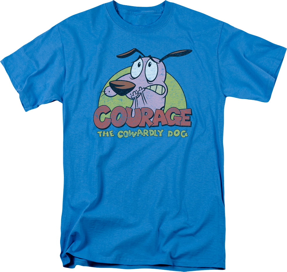 Courage The Cowardly Dog T-Shirt Hoodie, Sweatshirt | CiraTrend.com (Image 1)