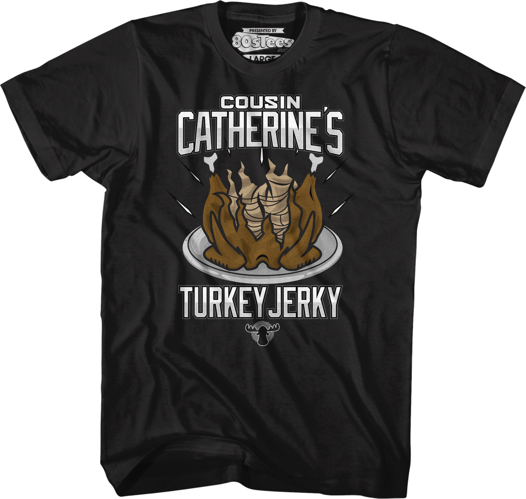 Cousin Catherine's Turkey Jerky Christmas Vacation T-Shirt Hoodie, Sweatshirt | CiraTrend.com (Image 1)