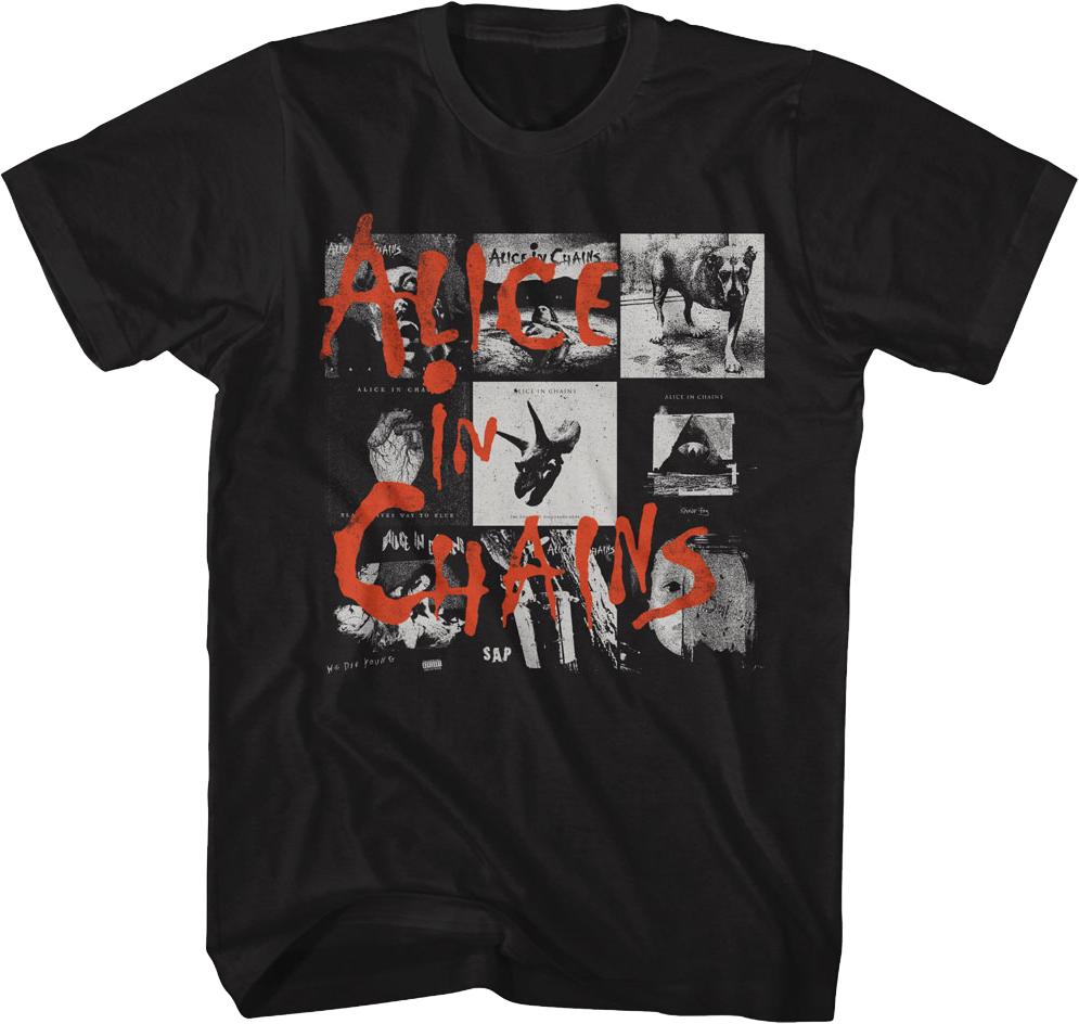Cover Artwork Alice In Chains T-Shirt Hoodie, Sweatshirt | CiraTrend.com (Image 1)