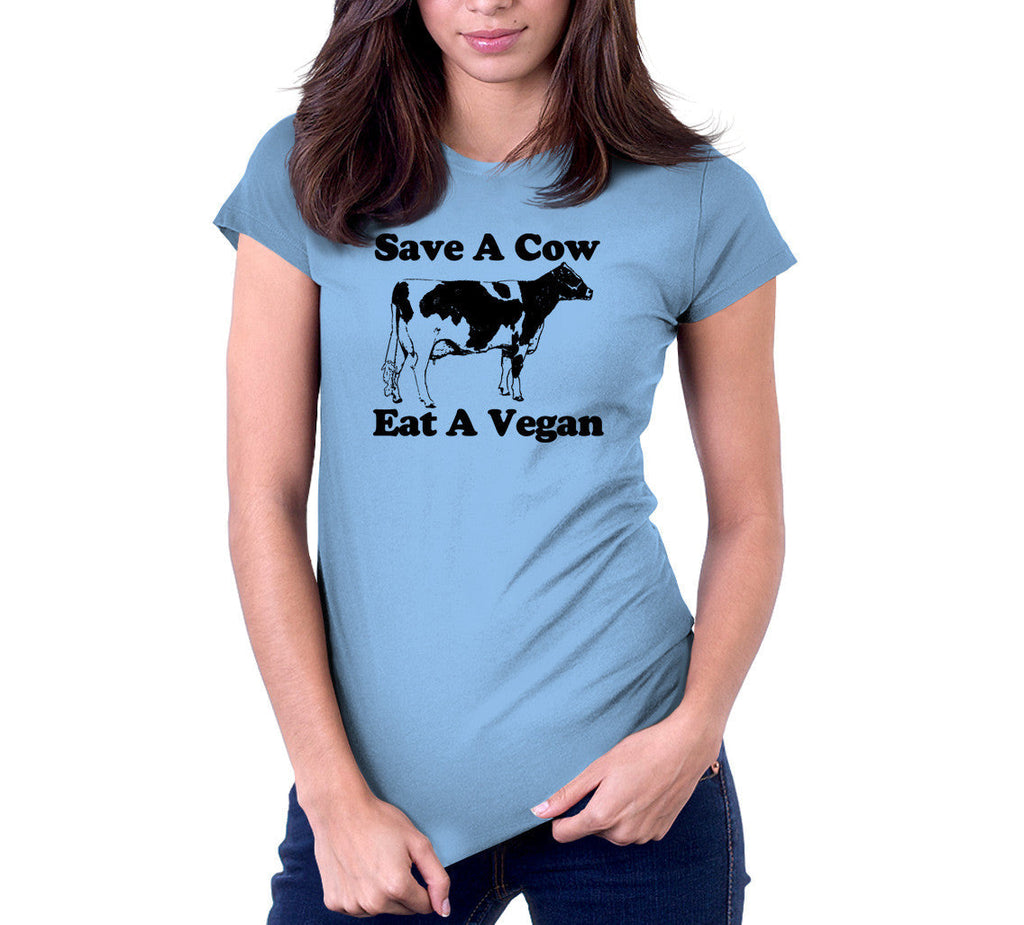 Save A Cow, Eat A Vegan T-Shirt Hoodie, Sweatshirt | CiraTrend.com (Image 4)