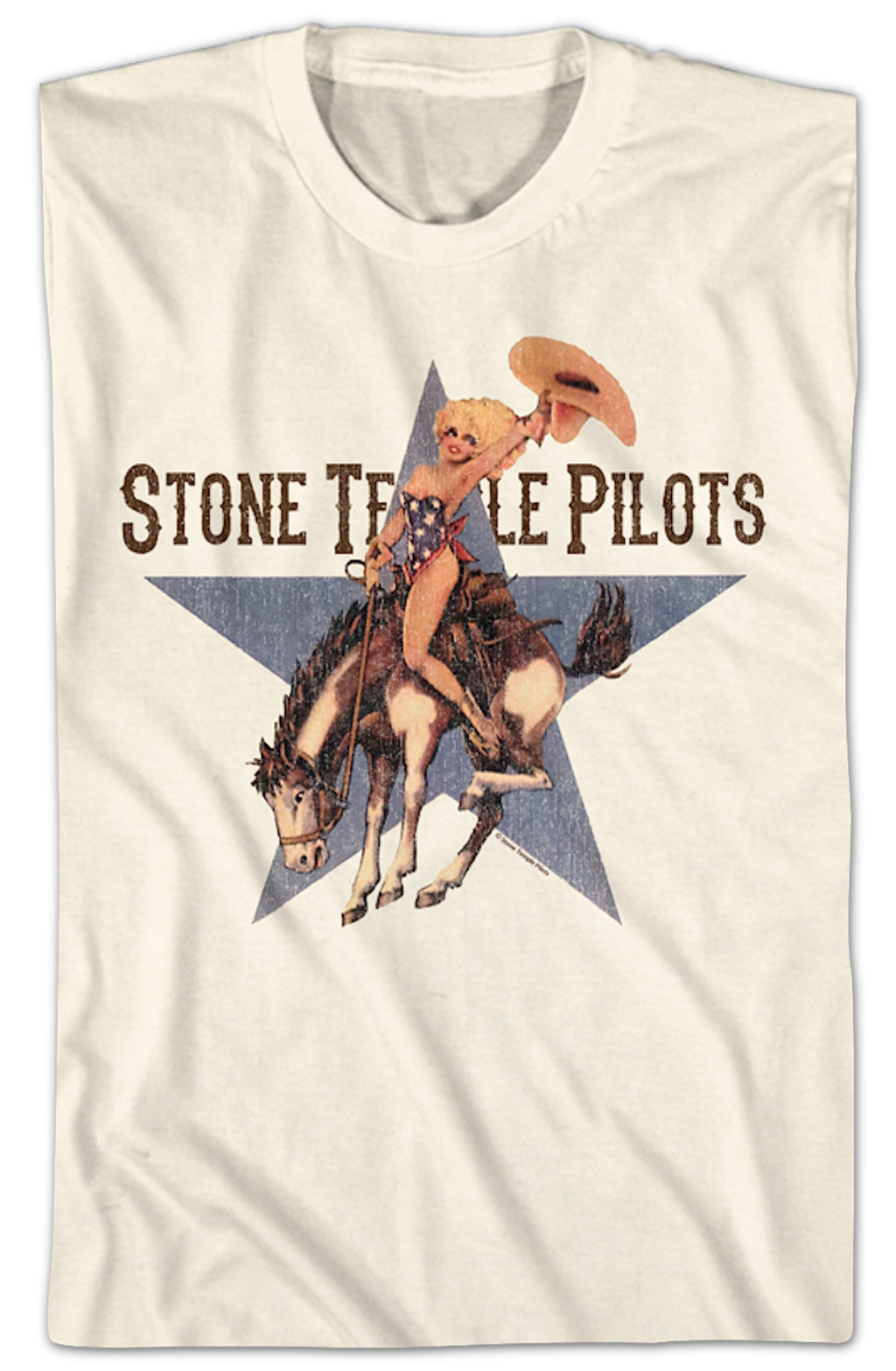 Cowgirl Riding Bronco Stone Temple Pilots T-Shirt Hoodie, Sweatshirt | CiraTrend.com (Image 2)