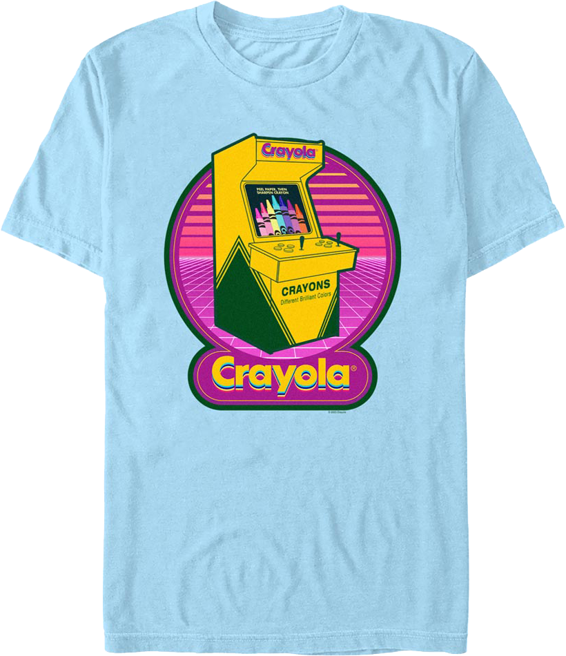 Crayons Arcade Game Crayola T-Shirt Hoodie, Sweatshirt | CiraTrend.com (Image 1)