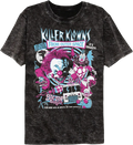 Crazy Collage Killer Klowns From Outer Space Mineral Wash T-Shirt Hoodie, Sweatshirt | CiraTrend.com (Image 1)