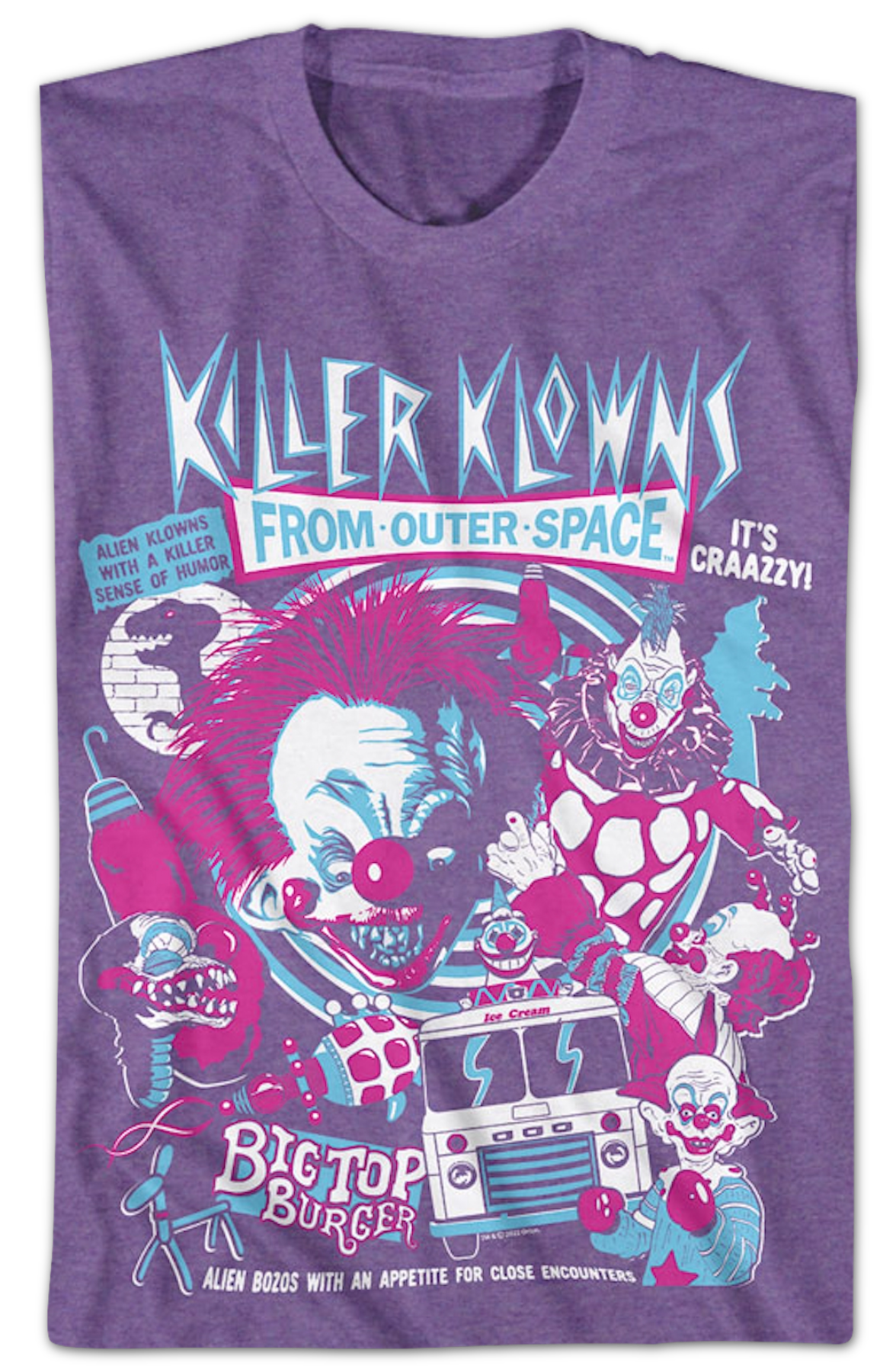 Crazy Collage Killer Klowns From Outer Space T-Shirt Hoodie, Sweatshirt | CiraTrend.com (Image 2)