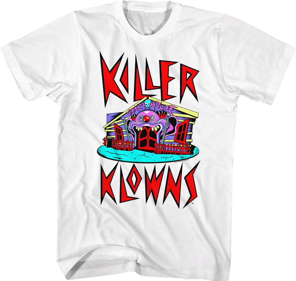 Crazy House Killer Klowns From Outer Space T-Shirt Hoodie, Sweatshirt | CiraTrend.com (Image 1)